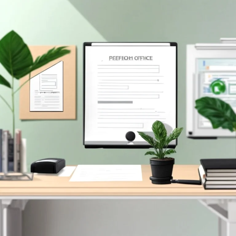 Notary seal on documents